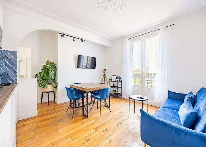 Апартаменты 2 Bedrooms#2 Bathrooms#paris 14#alesia *